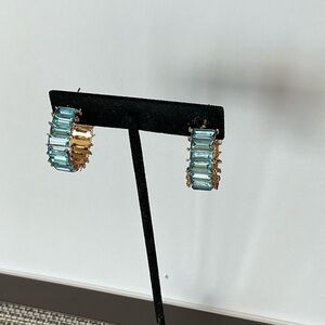 CARA NEW YORK Baguette Hoop Earrings